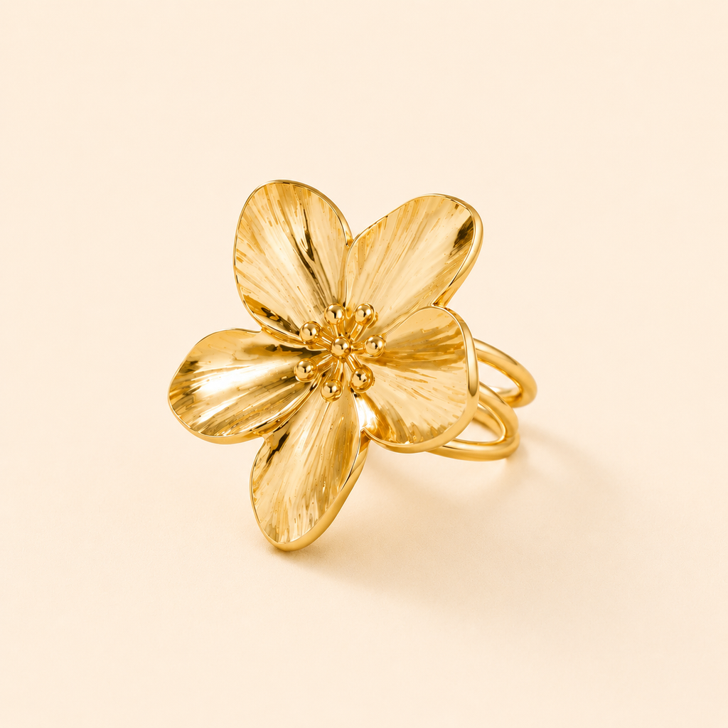 Bague Fleur Élégante