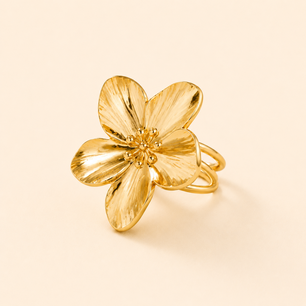 Bague Fleur Élégante