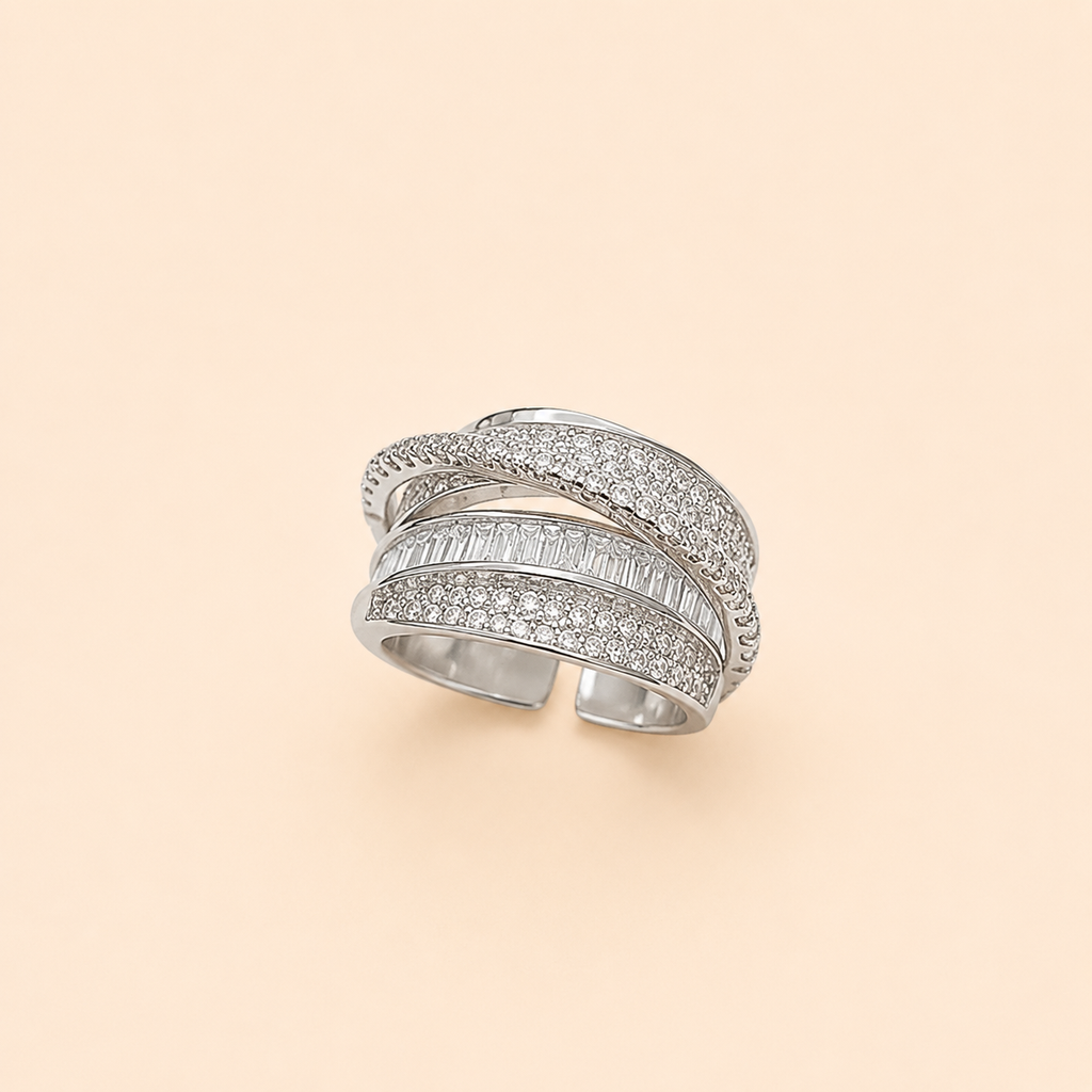 Bague Luxe Multicouche pour Femme