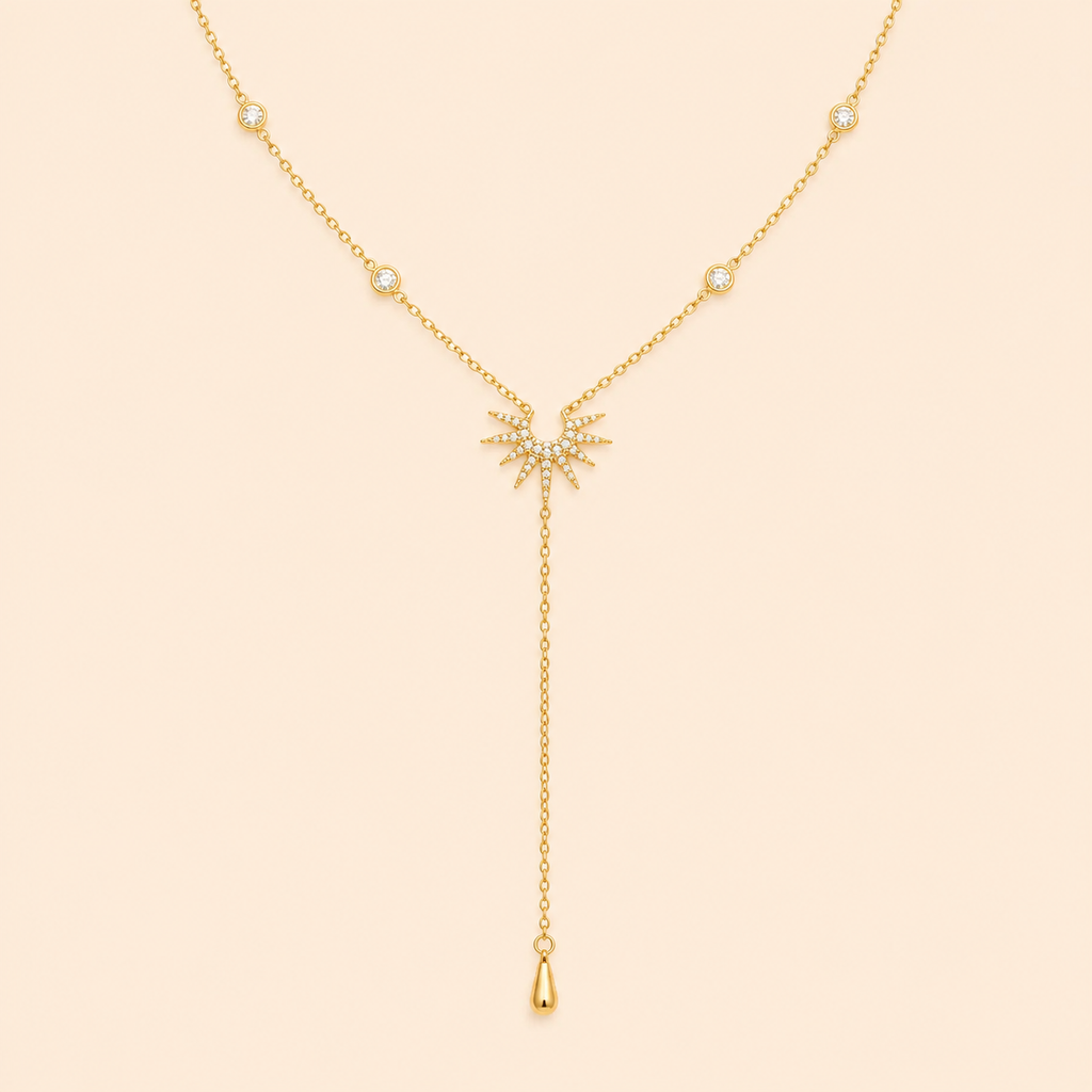 Collier Soleil Cascade Élégant