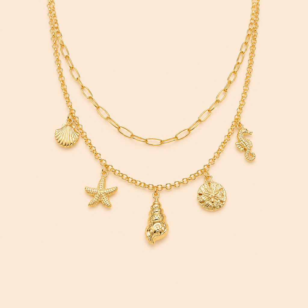 Collier Charms Océan