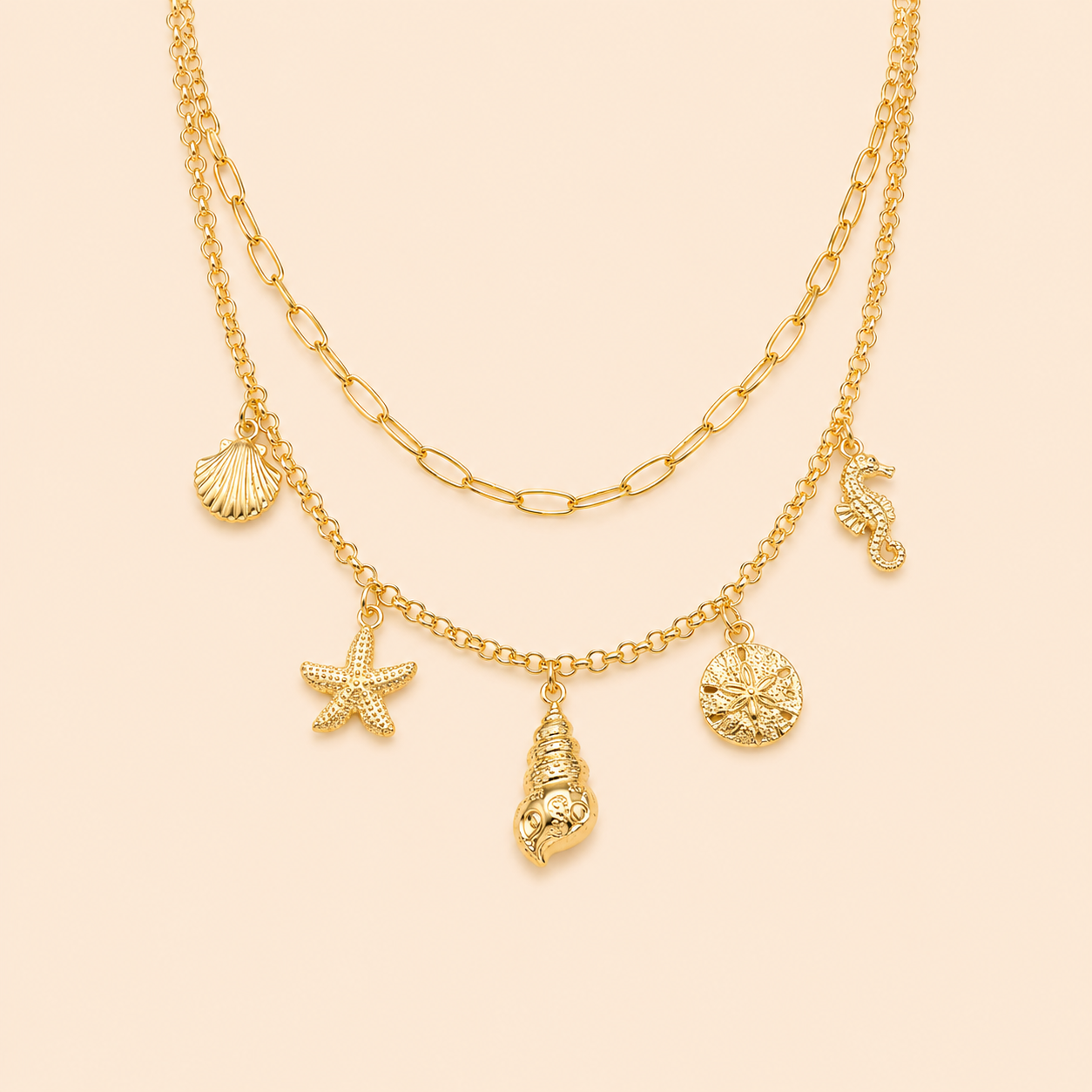 Collier Charms Océan