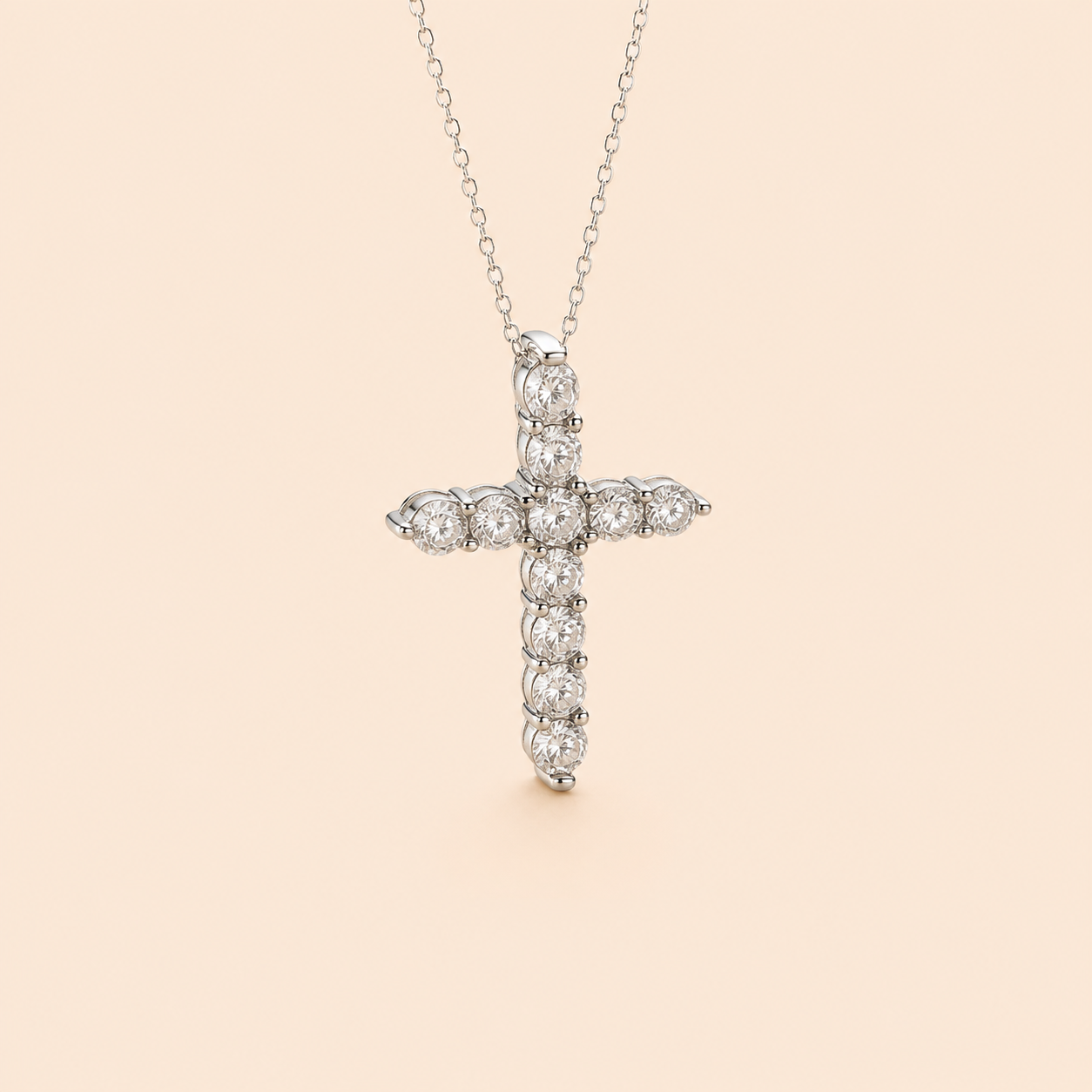 Divine Spark Cross Necklace