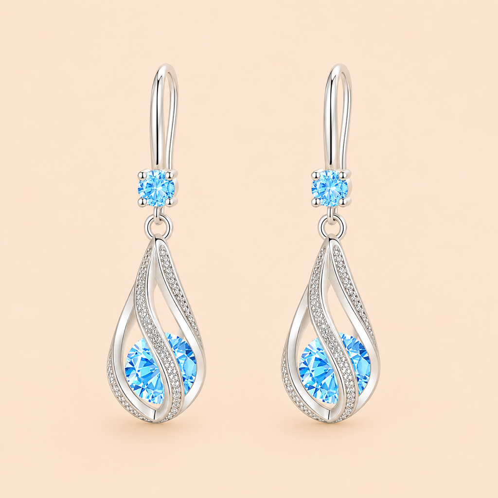 Boucles d'Oreilles Élégance Goutte