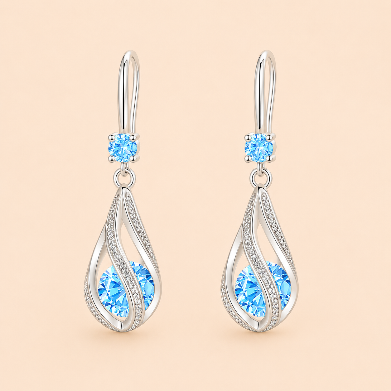 Boucles d'Oreilles Élégance Goutte