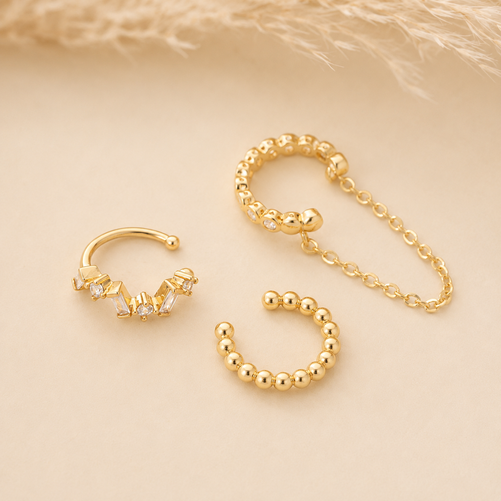 Éclat Ear Clip Trio