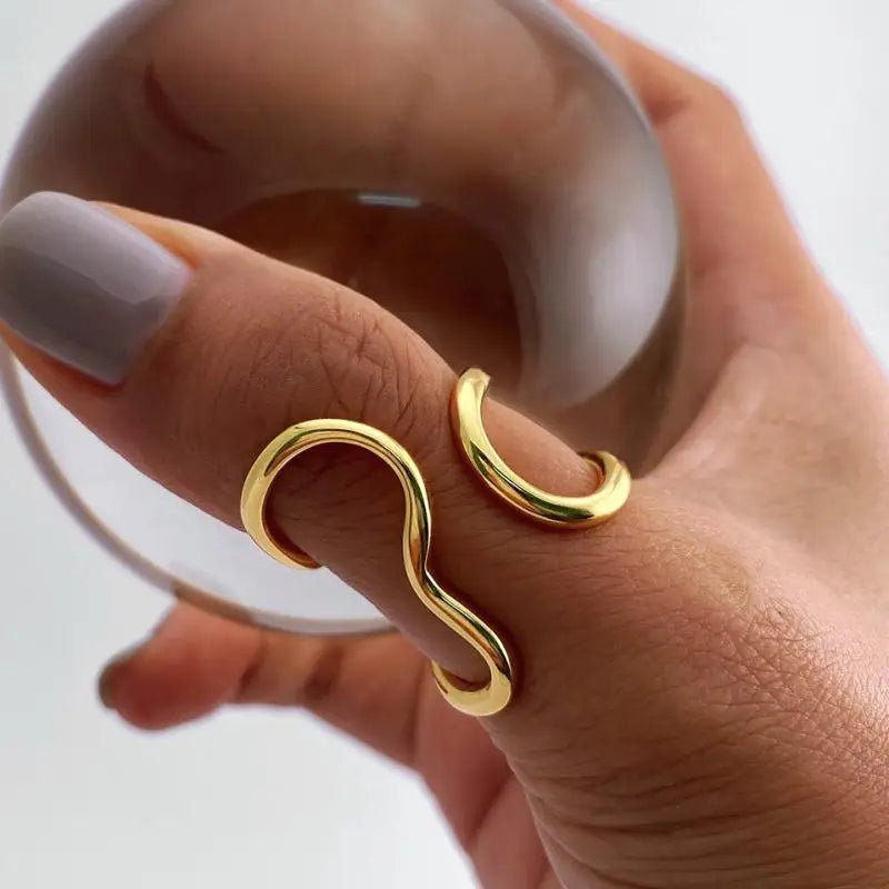 Bague Ouverte Élégance Moderne