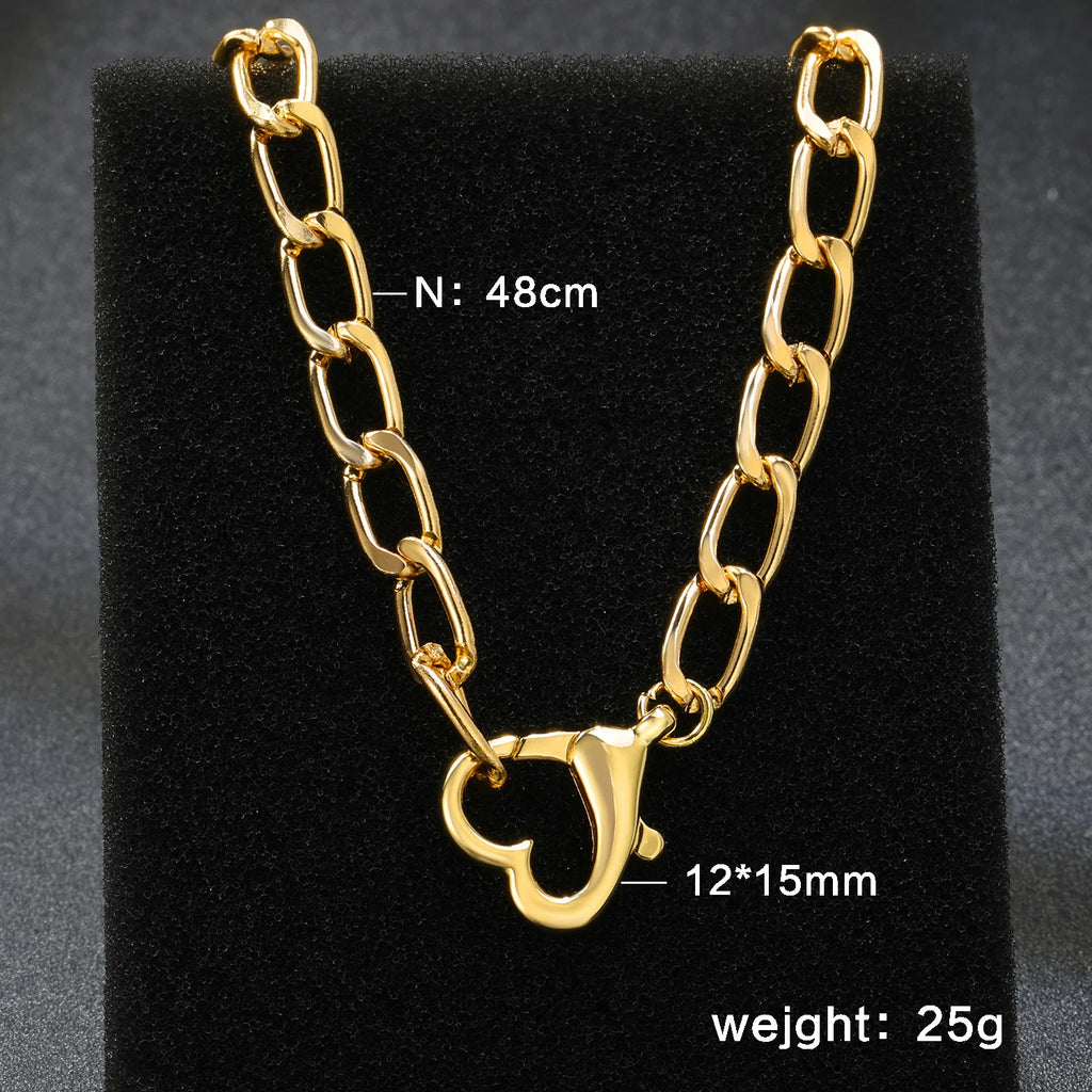 Collier Cœur Élégance – Acier Inoxydable