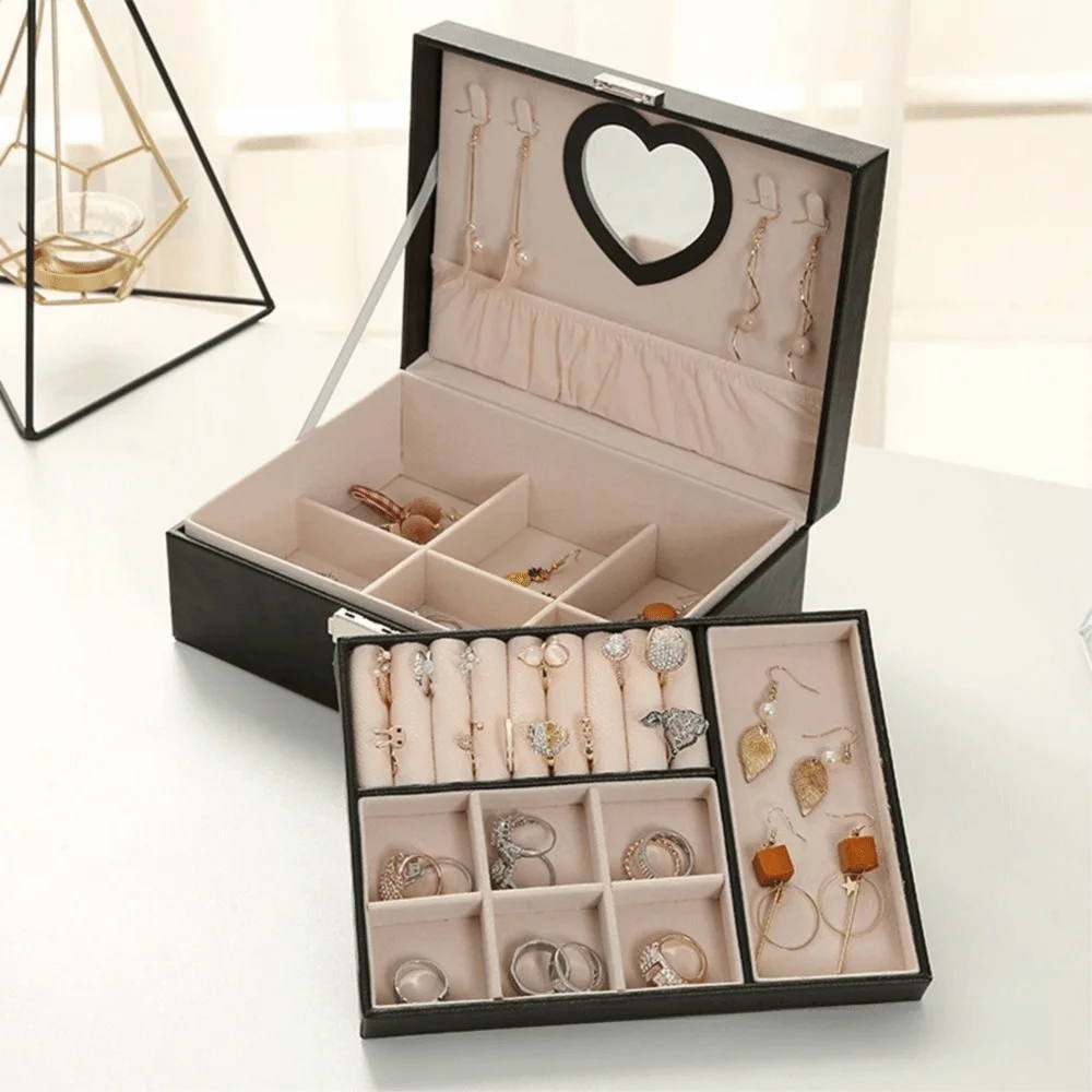 Coffret Bijoux Double Étage