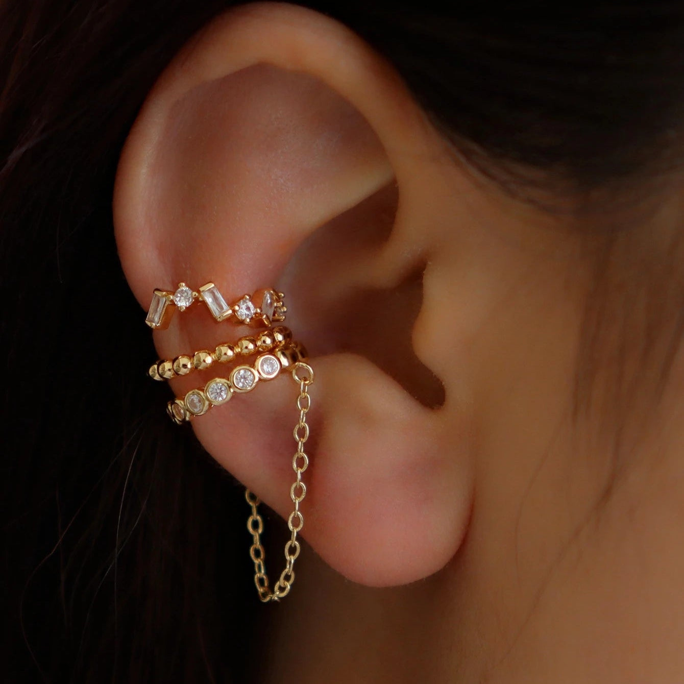 Éclat Ear Clip Trio