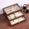 Boîte à bijoux en bois avec tiroirs