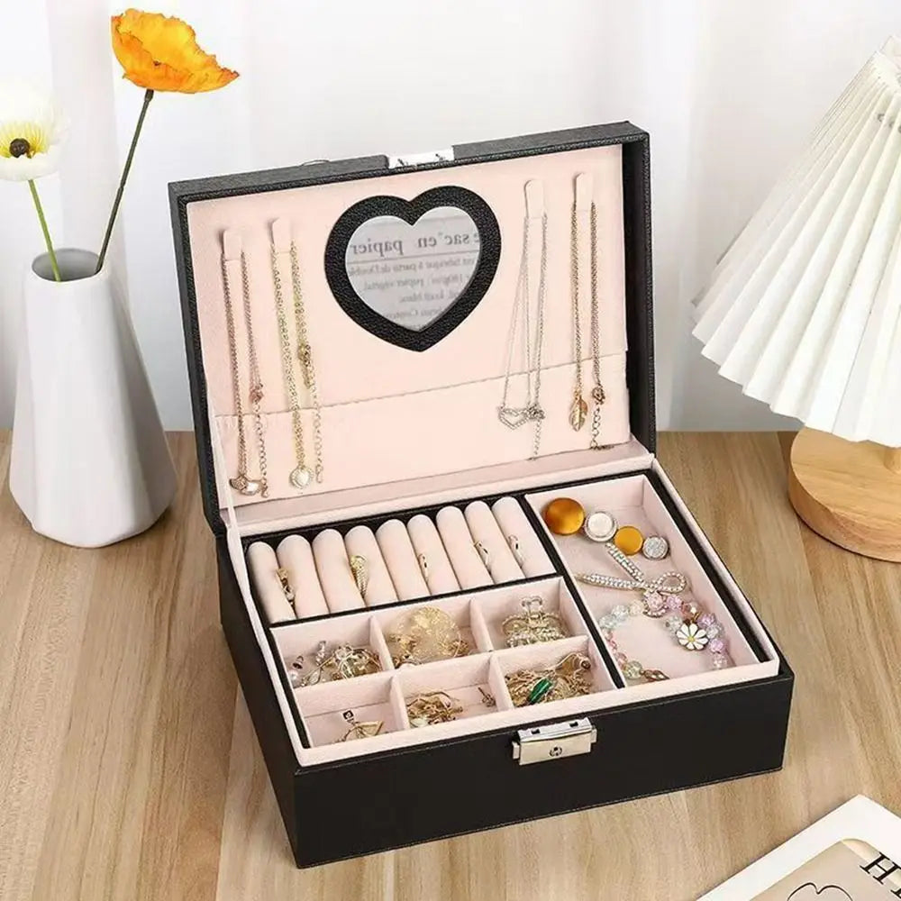 Coffret Bijoux Double Étage