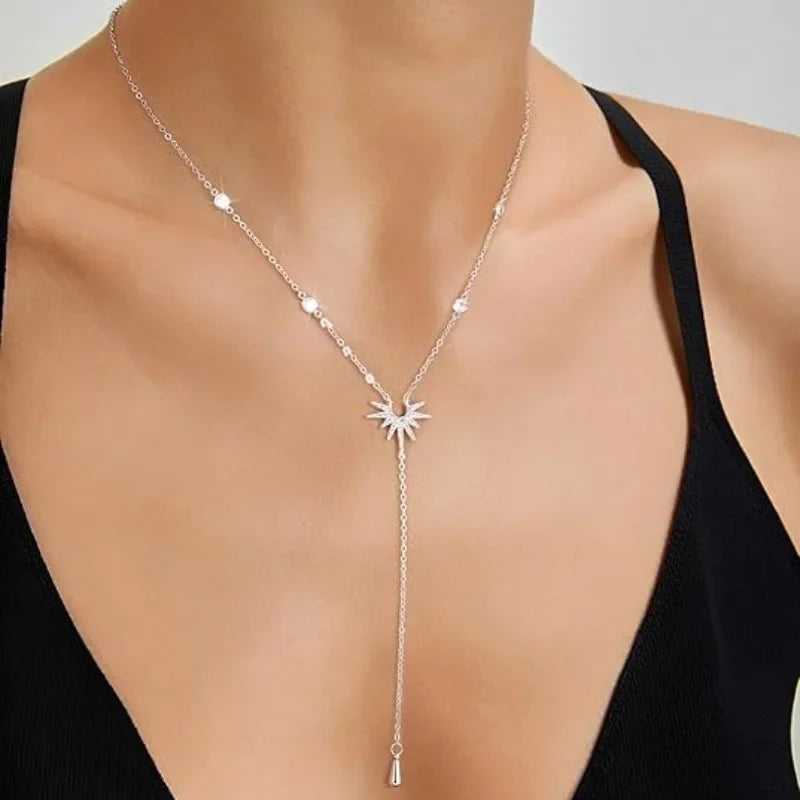 Collier Soleil Cascade Élégant