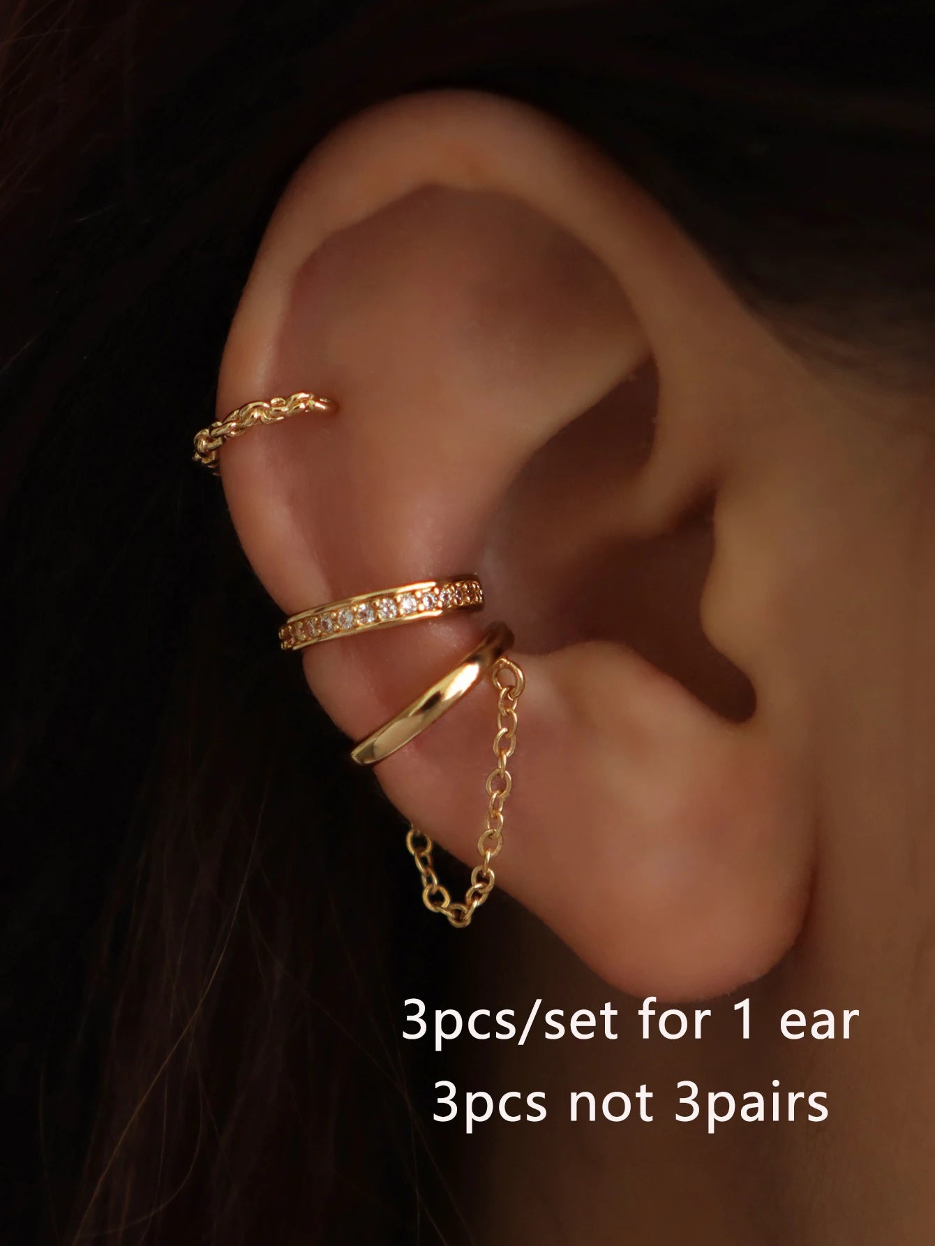Éclat Ear Clip Trio