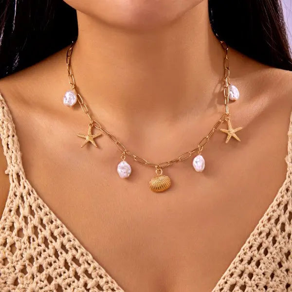 Collier Charms Océan