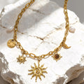 Collier Soleil & Lune