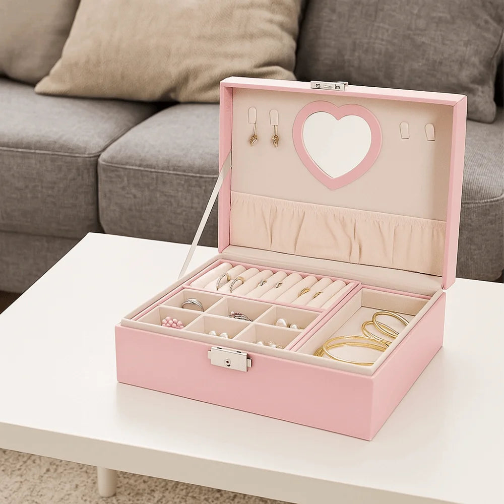 Coffret Bijoux Double Étage