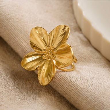 Bague Fleur Élégante