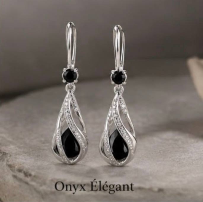 Boucles d'Oreilles Élégance Goutte