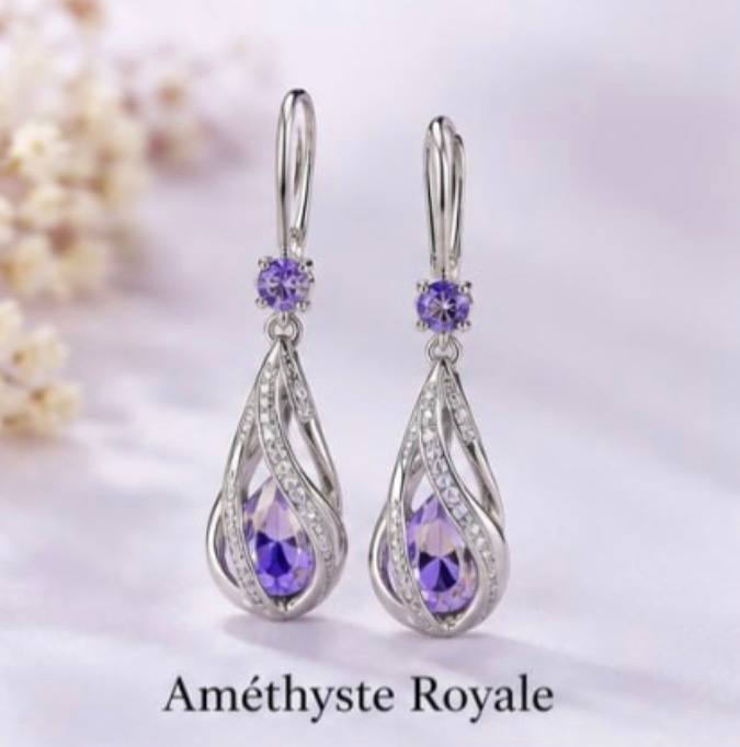 Boucles d'Oreilles Élégance Goutte