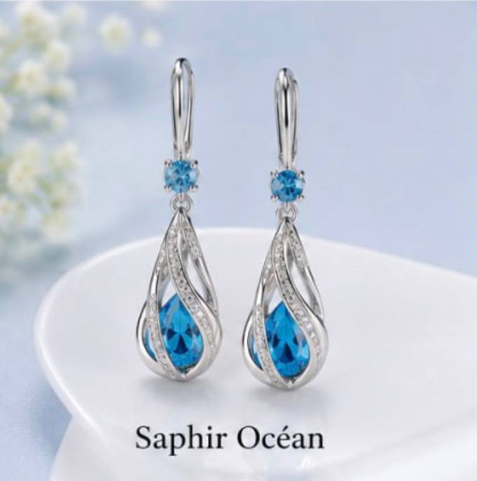 Boucles d'Oreilles Élégance Goutte