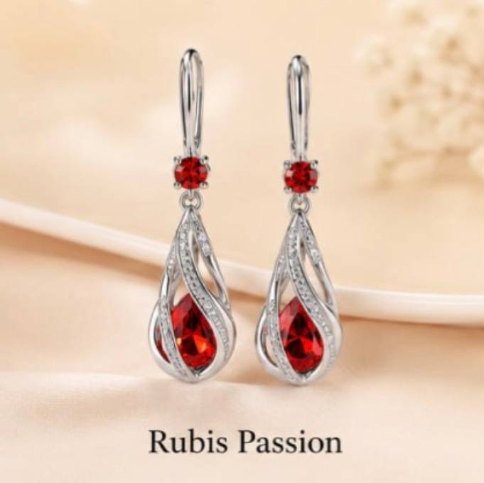 Boucles d'Oreilles Élégance Goutte